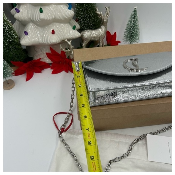 Christian Louboutin, LOUBI54 clutch/shoulder bag with chain made Italy - Picture 4 of 10